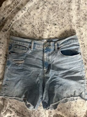 Denizen from Levi's Light Blue Distressed Denim Shorts